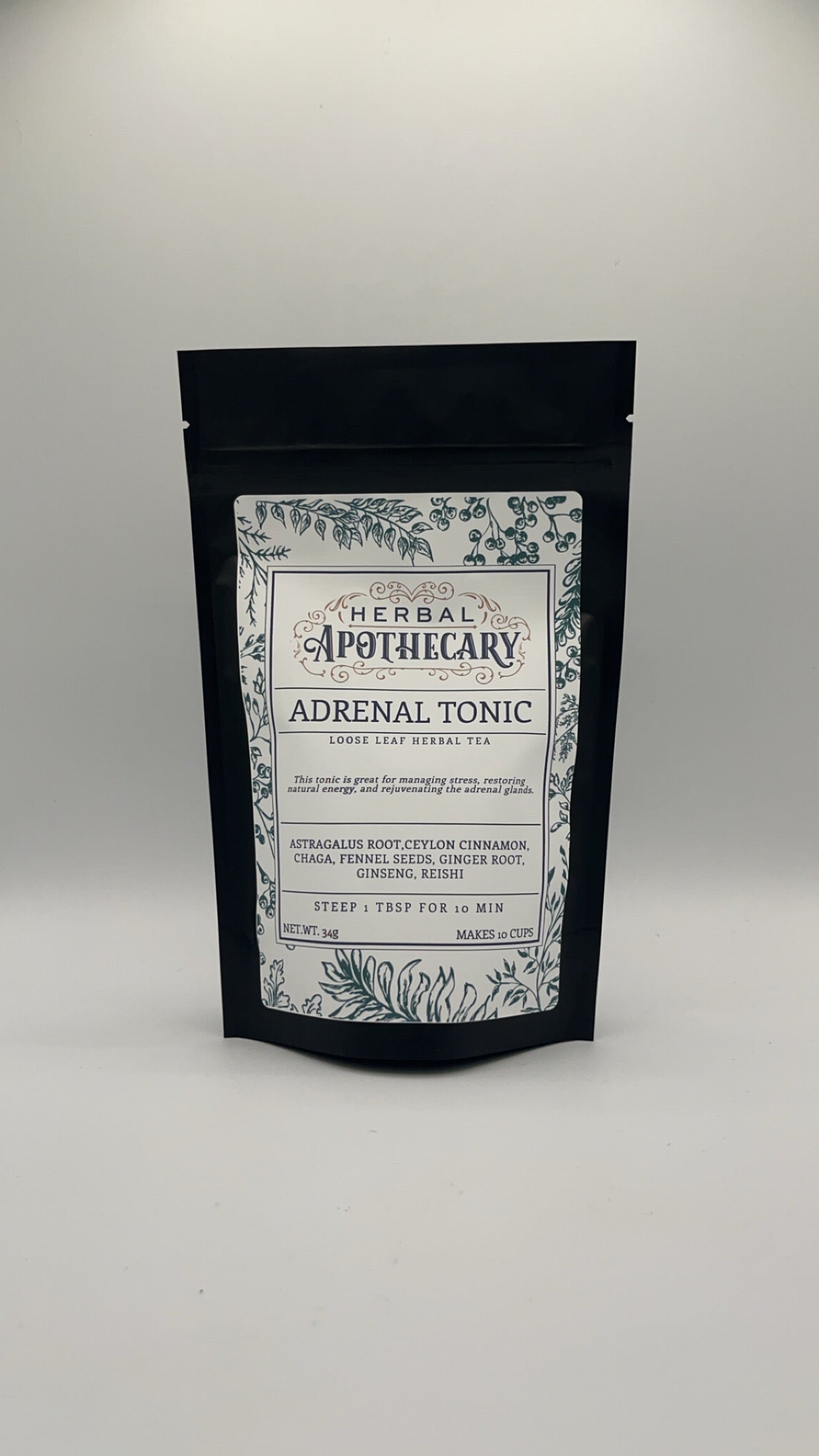 Low Energy Adrenal Gland Tea, Recharge ~ Renew ~ Rejuvenate