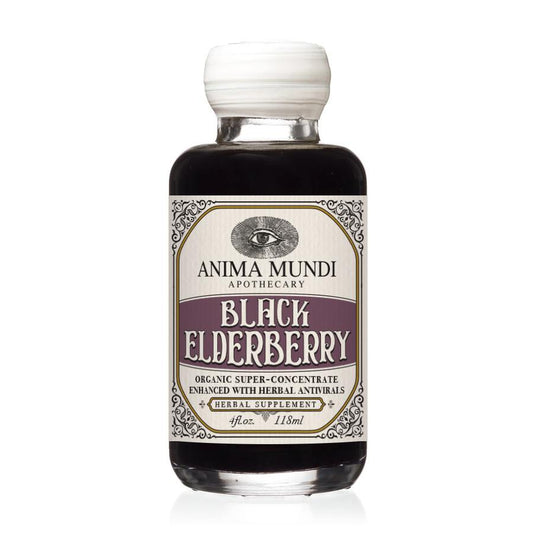 Black Elderberry Syrup: Vegan & Organic Anti-Virals (4oz)